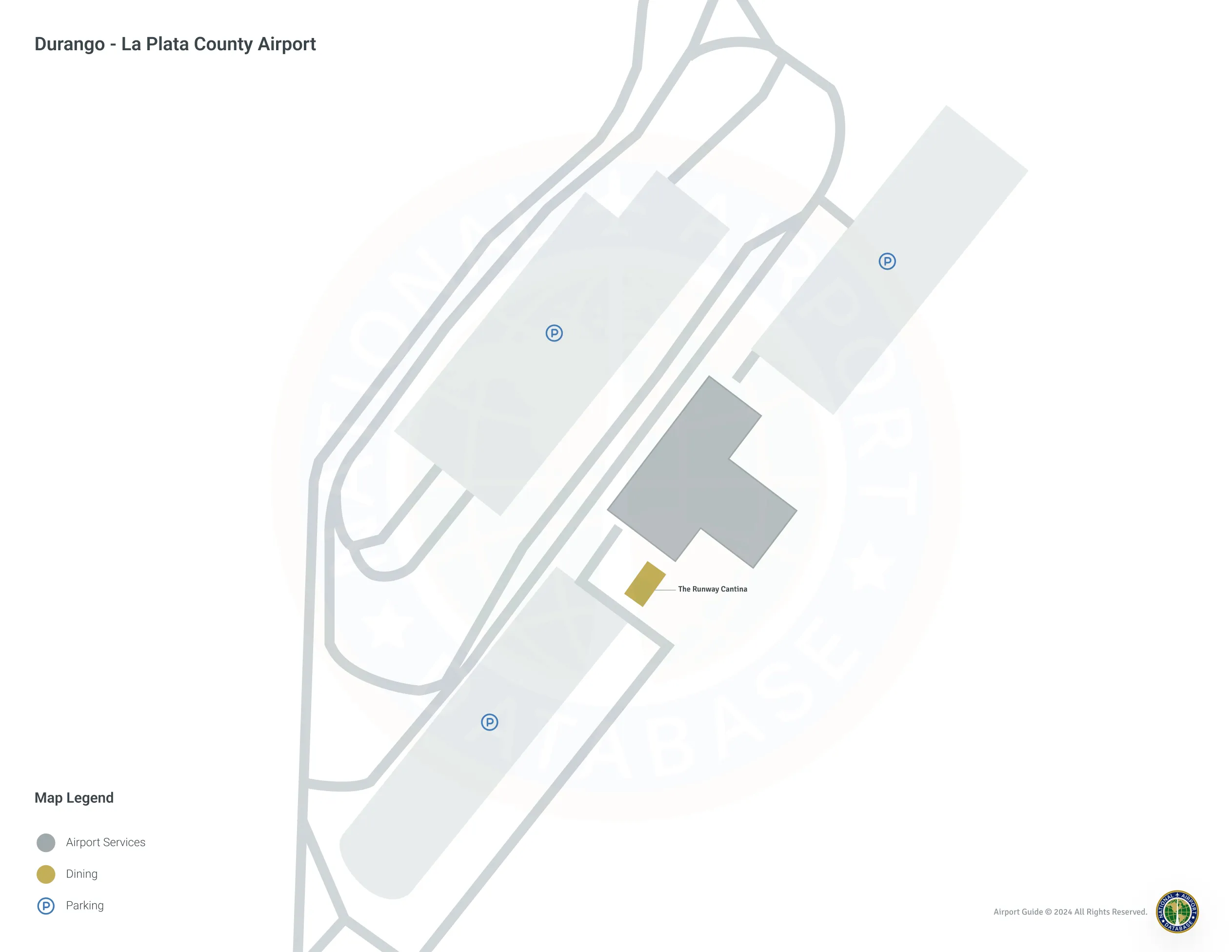 Durango-La Plata County Airport (DRO) Map