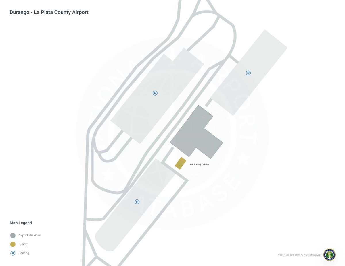 Durango-La Plata County Airport (DRO) Map