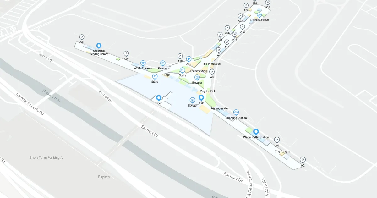 Newark Liberty International Airport Terminal A Interactive Map