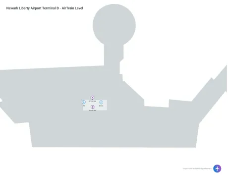 EWR Airport Terminal B Map