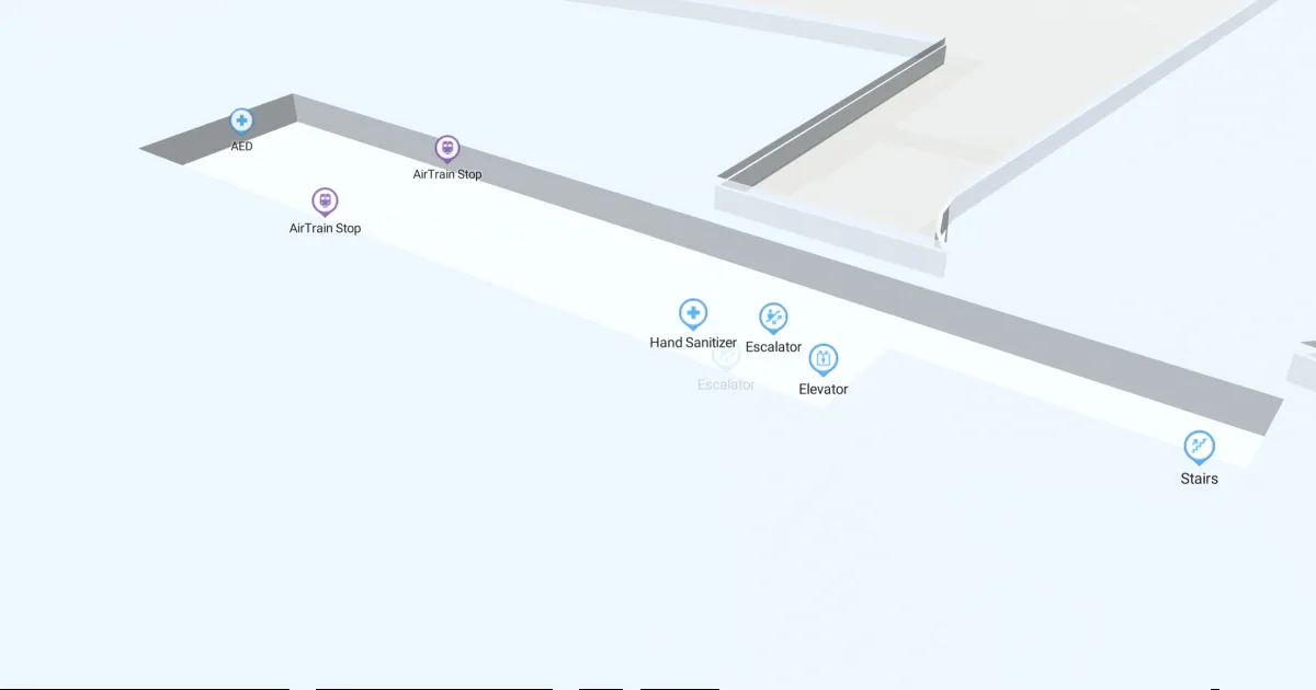 EWR Terminal C AirTrain Level Interactive map