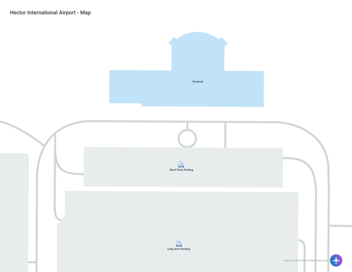 Hector International Airport (FAR) Map