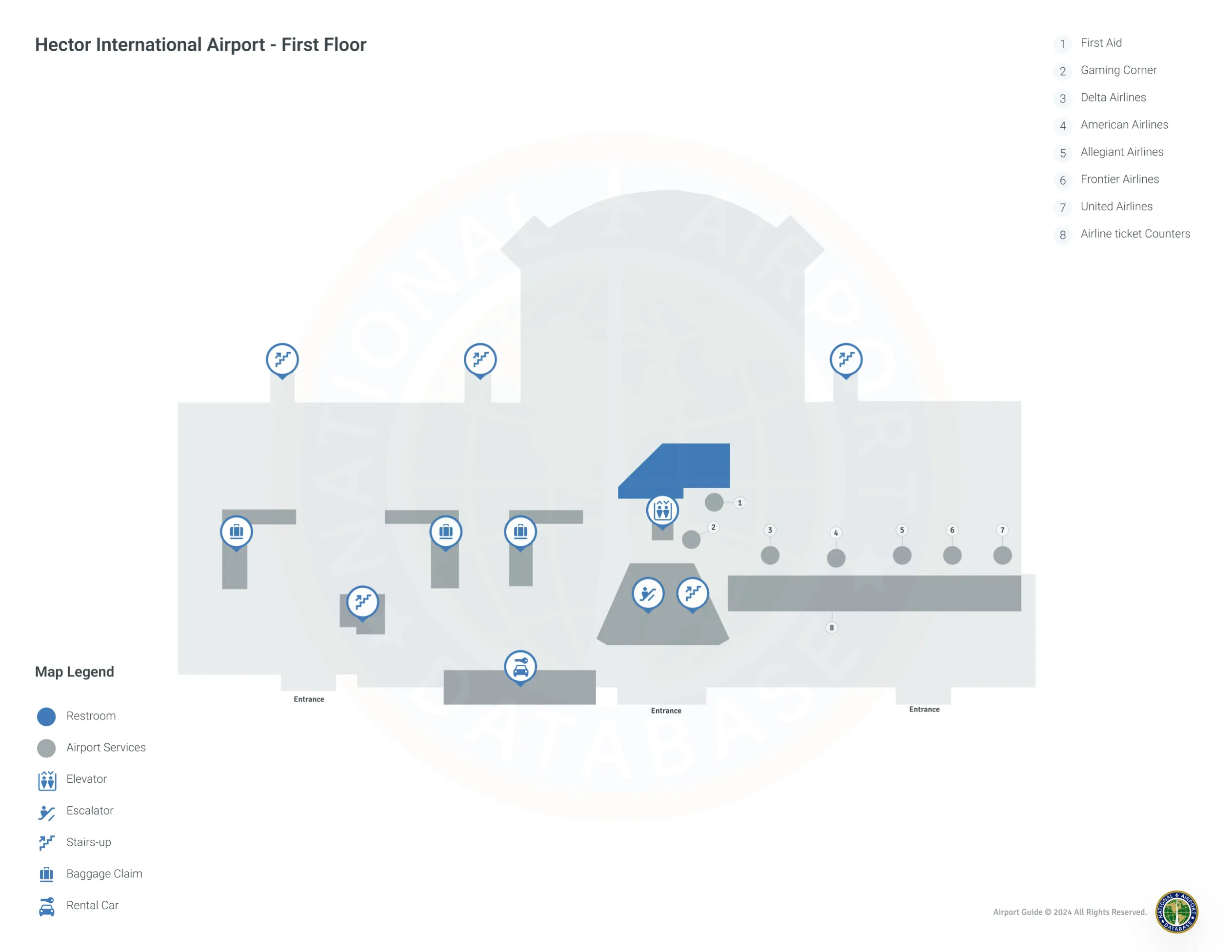 FAR Terminal Level 2 map