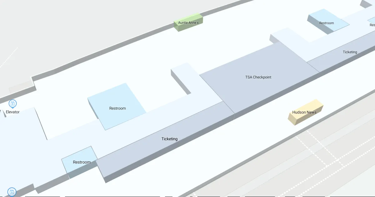 Fort Lauderdale-Hollywood International Airport Terminal 1 Map