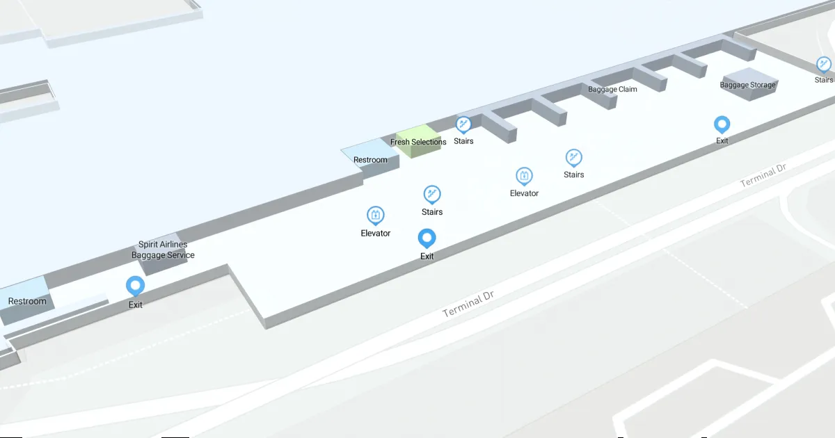 Fort Lauderdale-Hollywood International Airport Terminal 4 Map