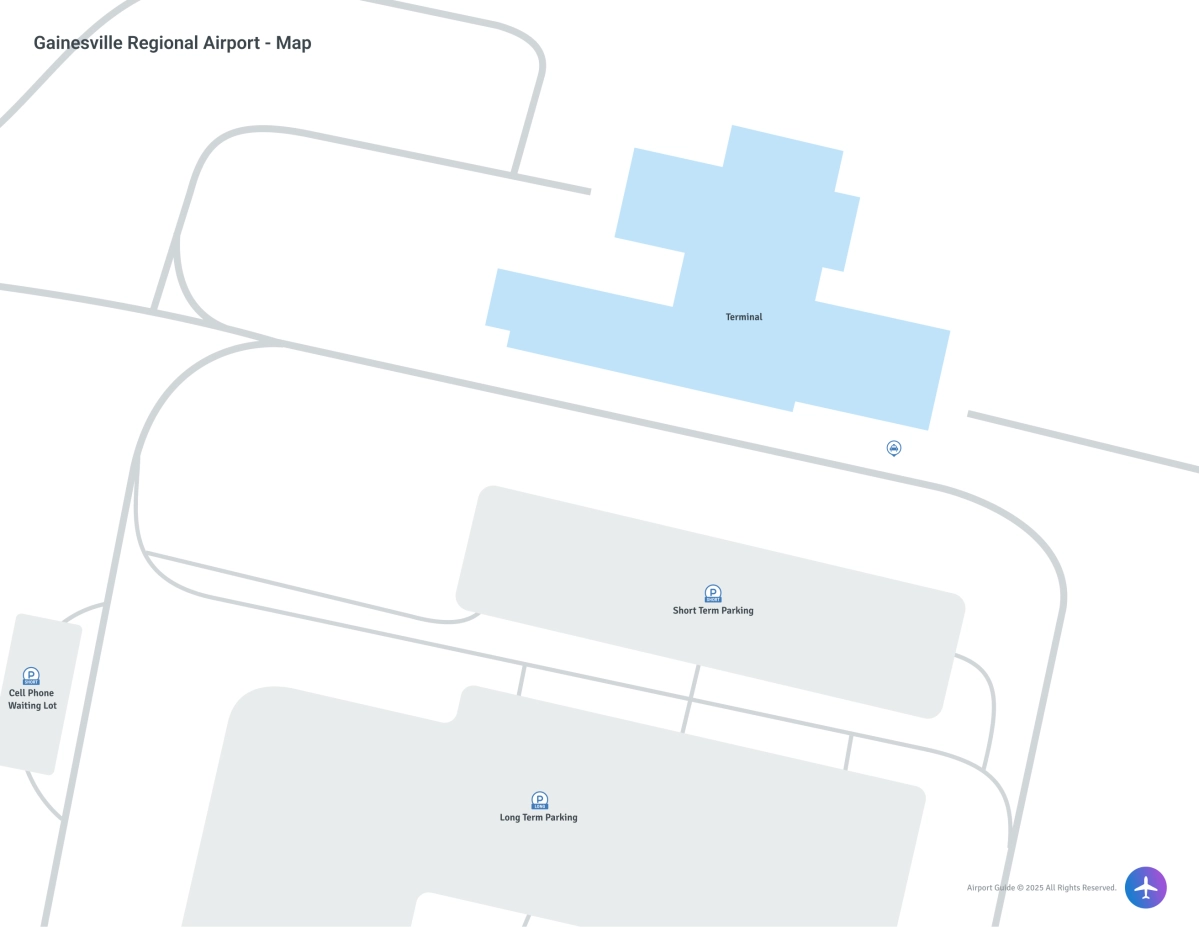 Gainesville Regional Airport (GNV) Map