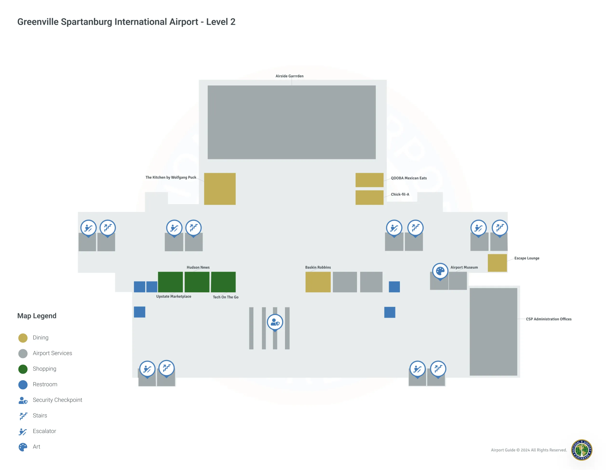 GSP Terminal Level 2 map