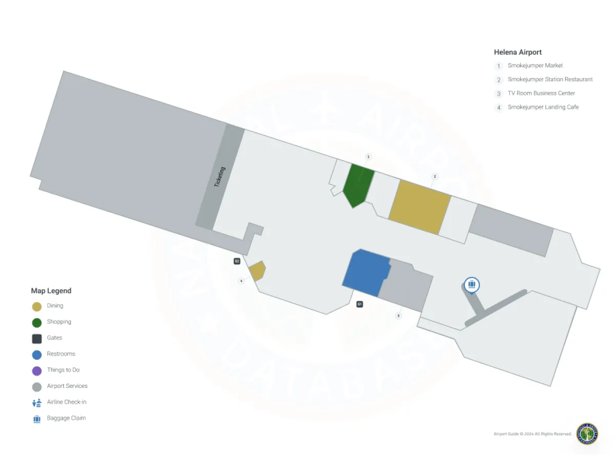 HLN Terminal 1 / Level 1 Map