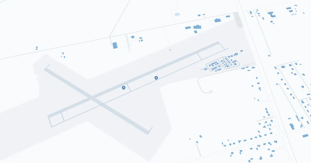 Hays Regional Airport (HYS) Map