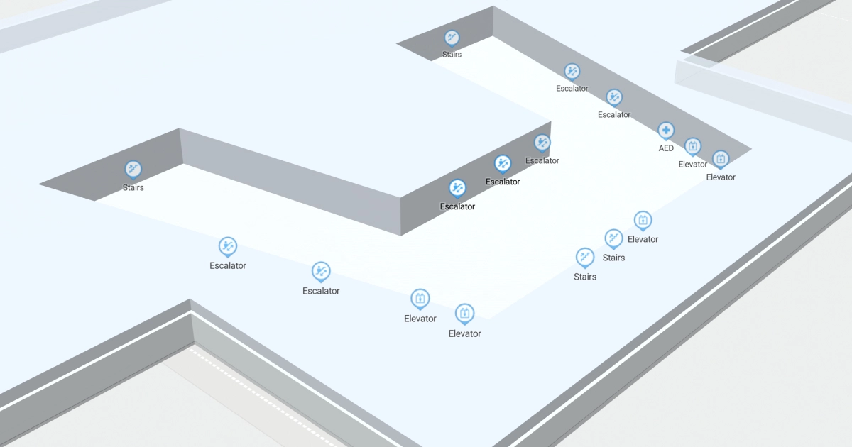 Washington Dulles International Airport Concourse A Map