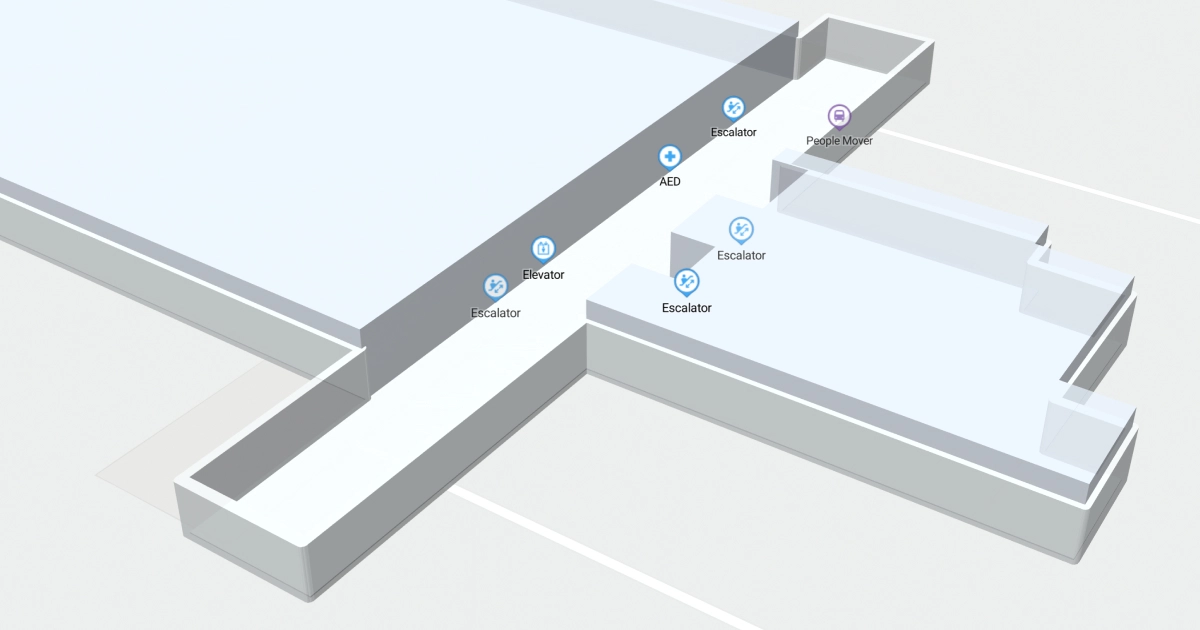 Washington Dulles International Airport Concourse C Map