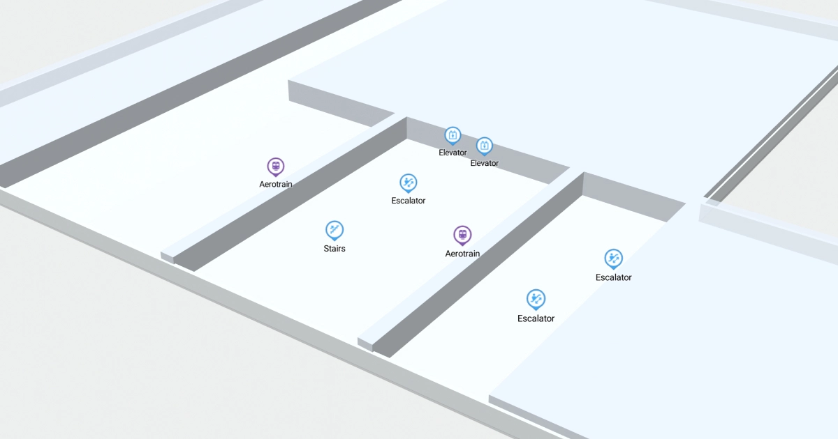 IAD Concourse C Level B2 Interactive map