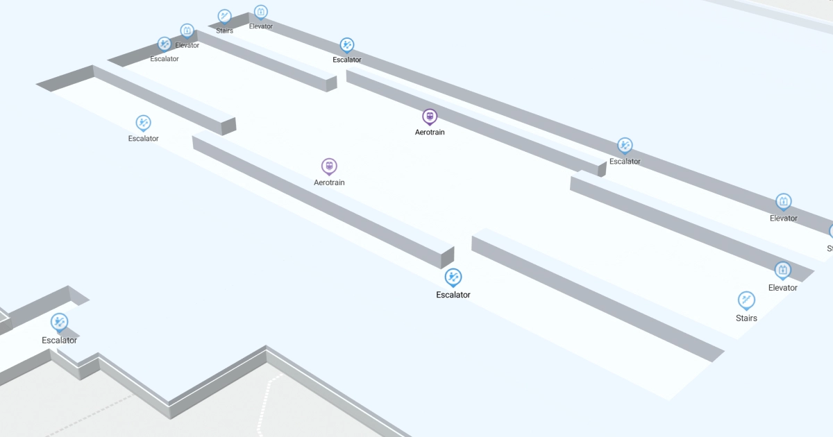 IAD Terminal Level B2 Interactive map