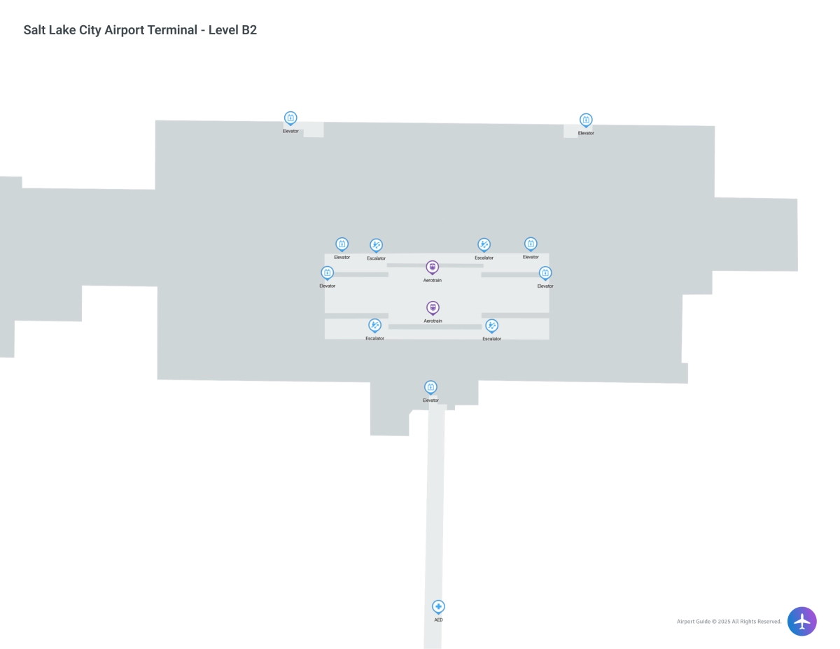 IAD Terminal Level B2 map