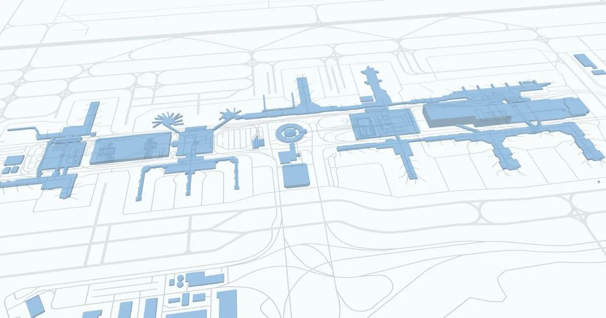 George Bush Intercontinental Airport (IAH) Map