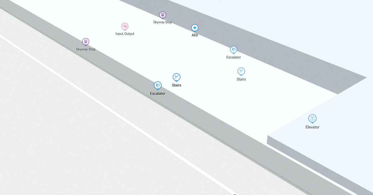 George Bush Intercontinental Airport Terminal B Map
