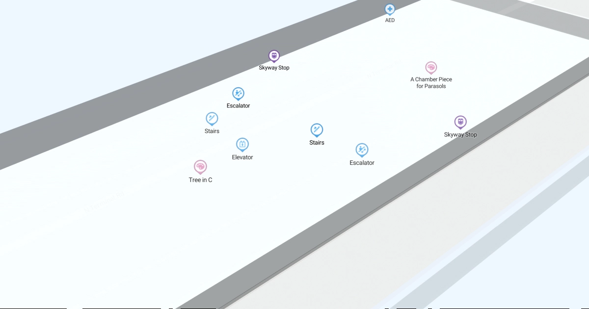 George Bush Intercontinental Airport Terminal C Map