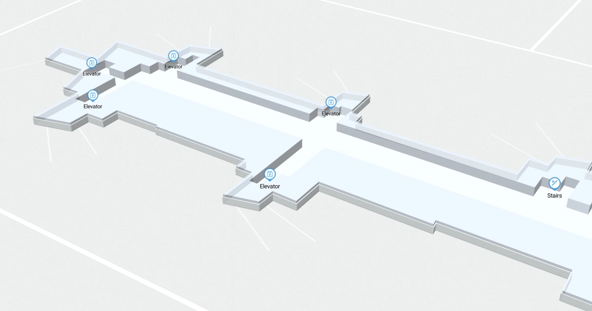 George Bush Intercontinental Airport Terminal D Map
