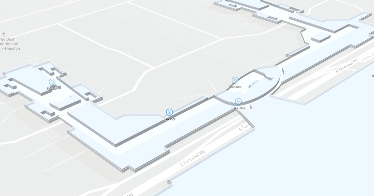 George Bush Intercontinental Airport Terminal E Map
