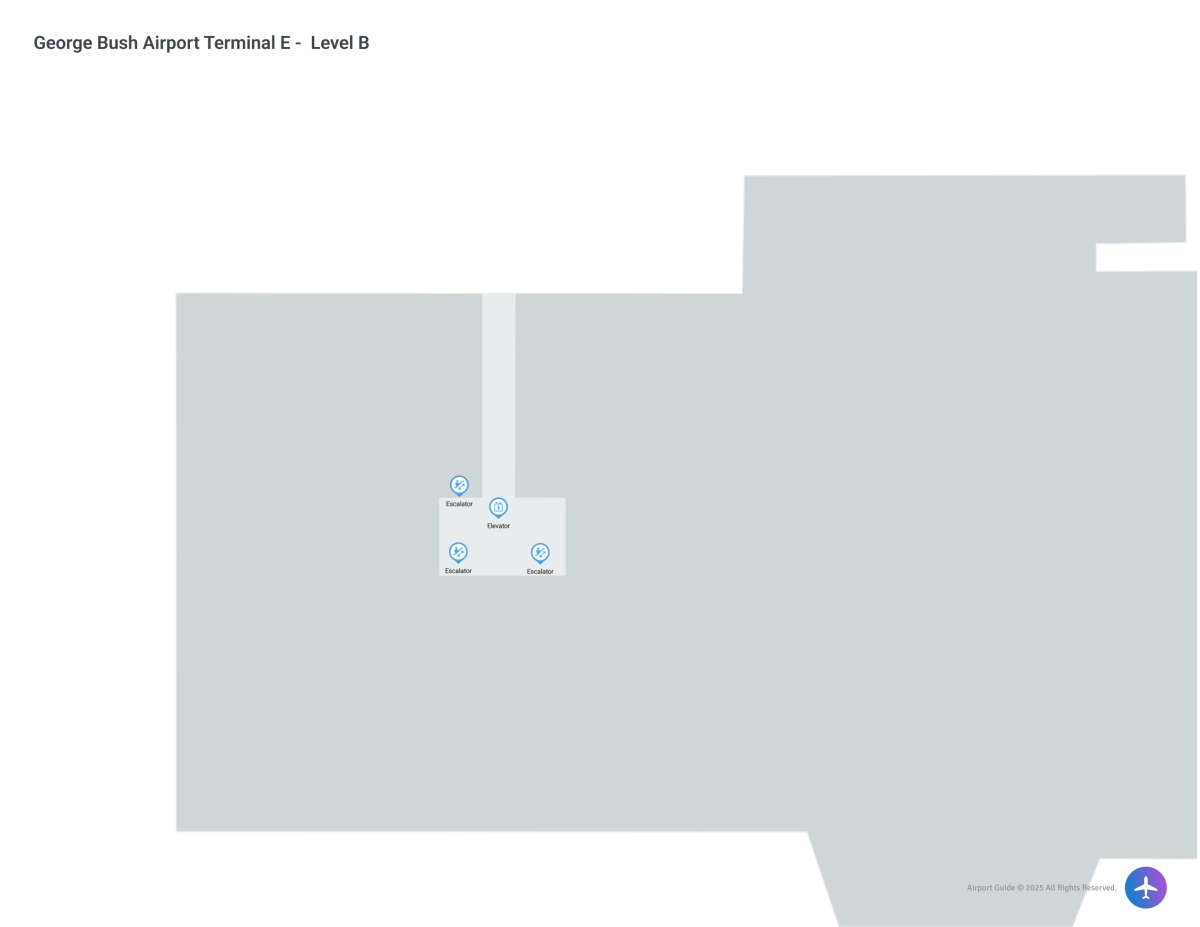 IAH Terminal E / Level B Map