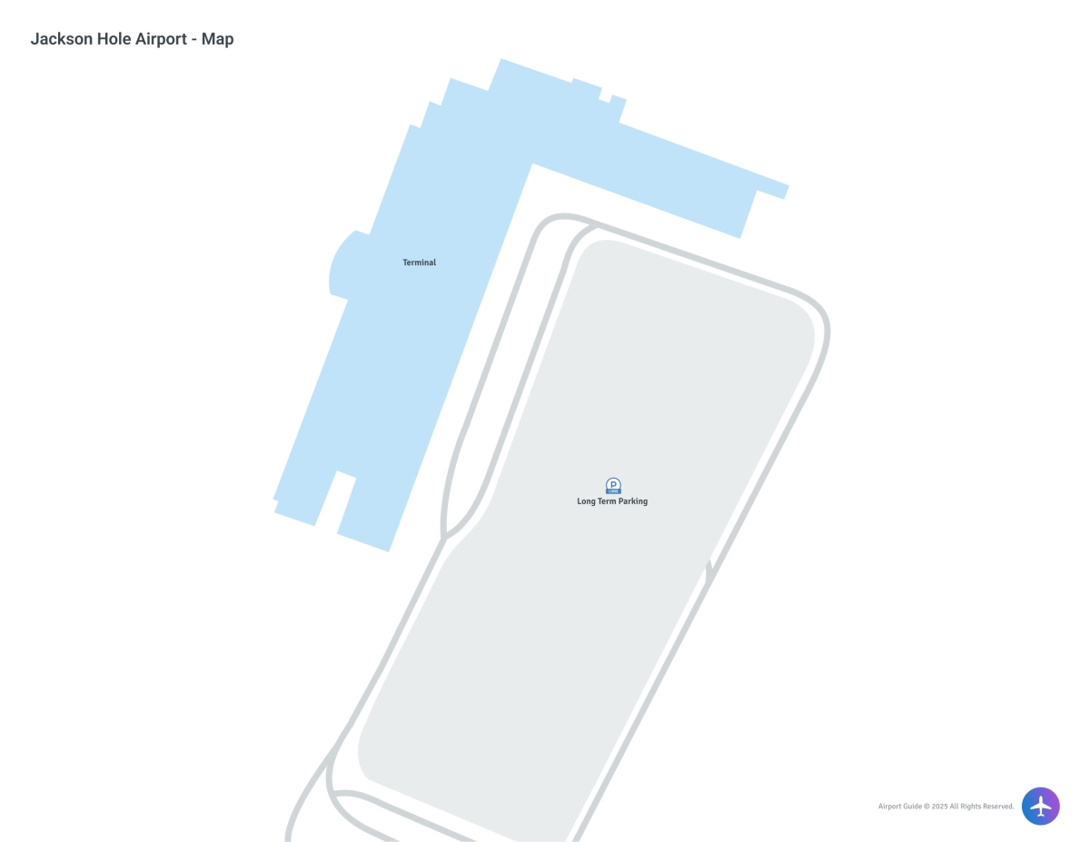 Jackson Hole Airport (JAC) Map