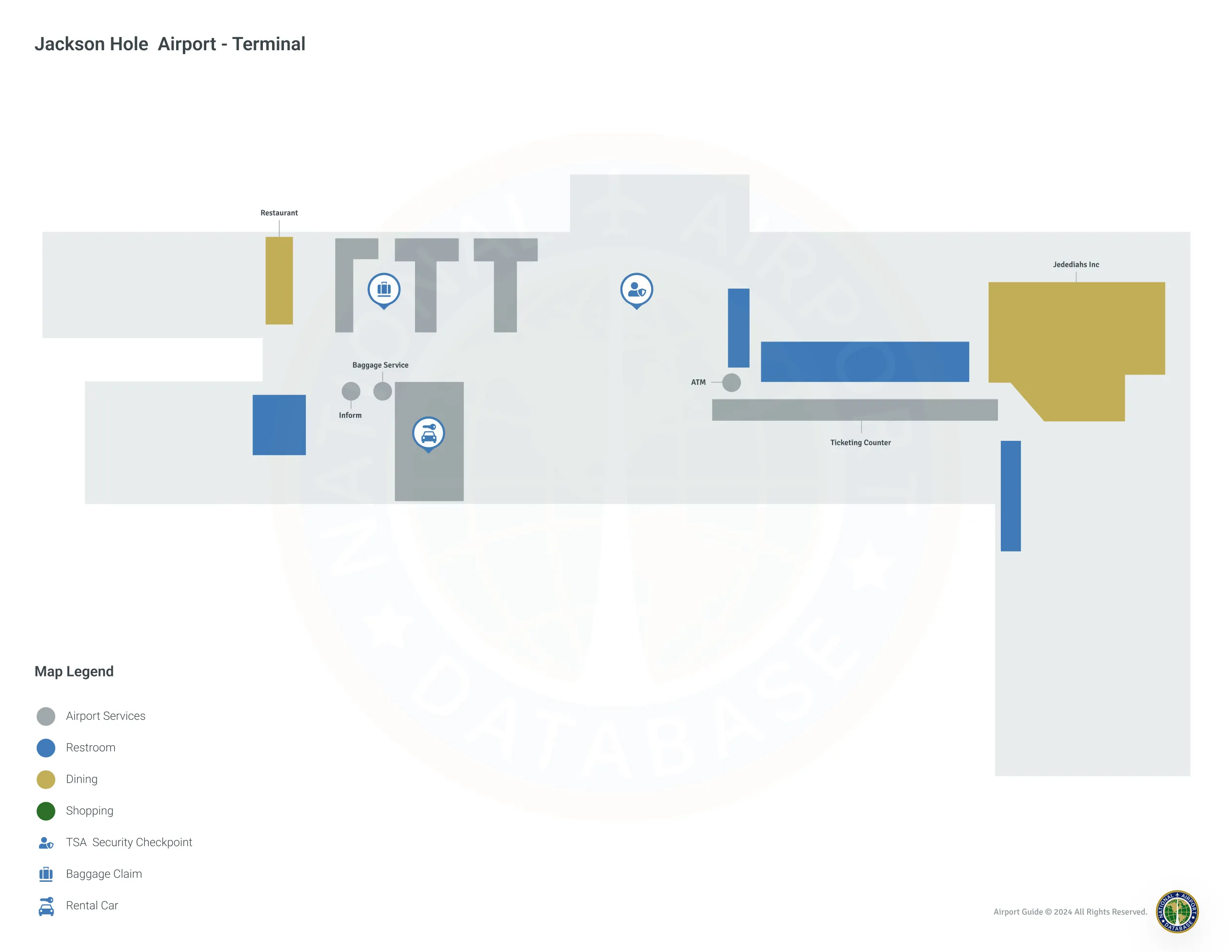 JAC Terminal Level 1 map