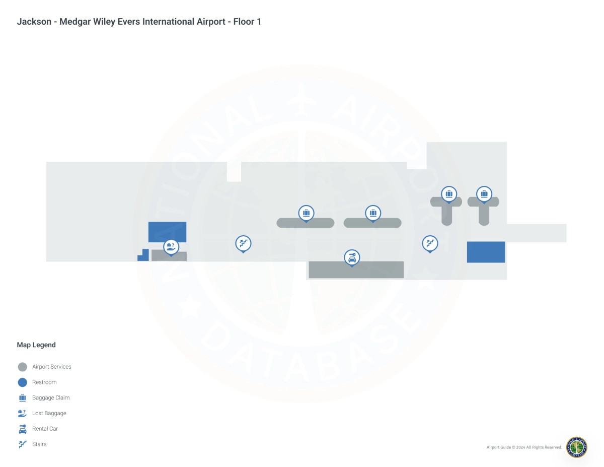 JAN Terminal / Level 1 Map