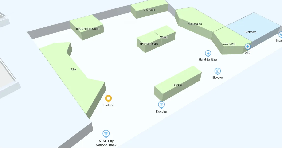 JFK Terminal 1 Level 4 Interactive map