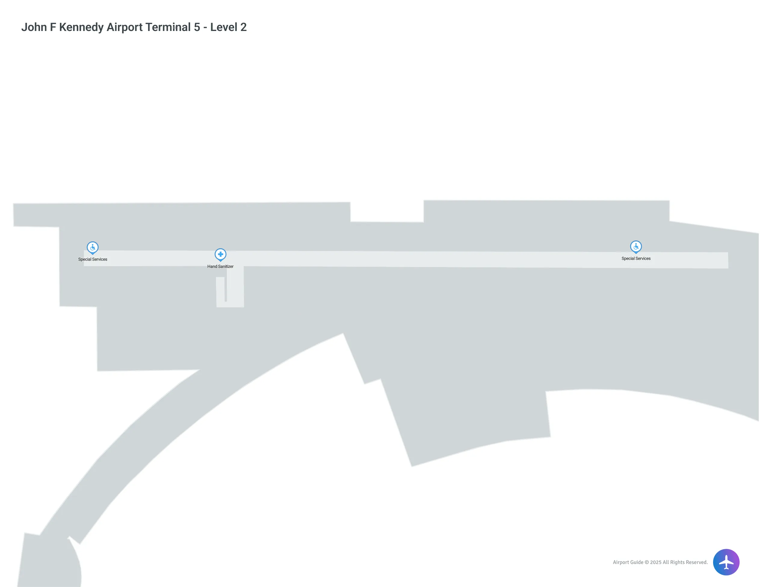 JFK Terminal 5 Level 2 map