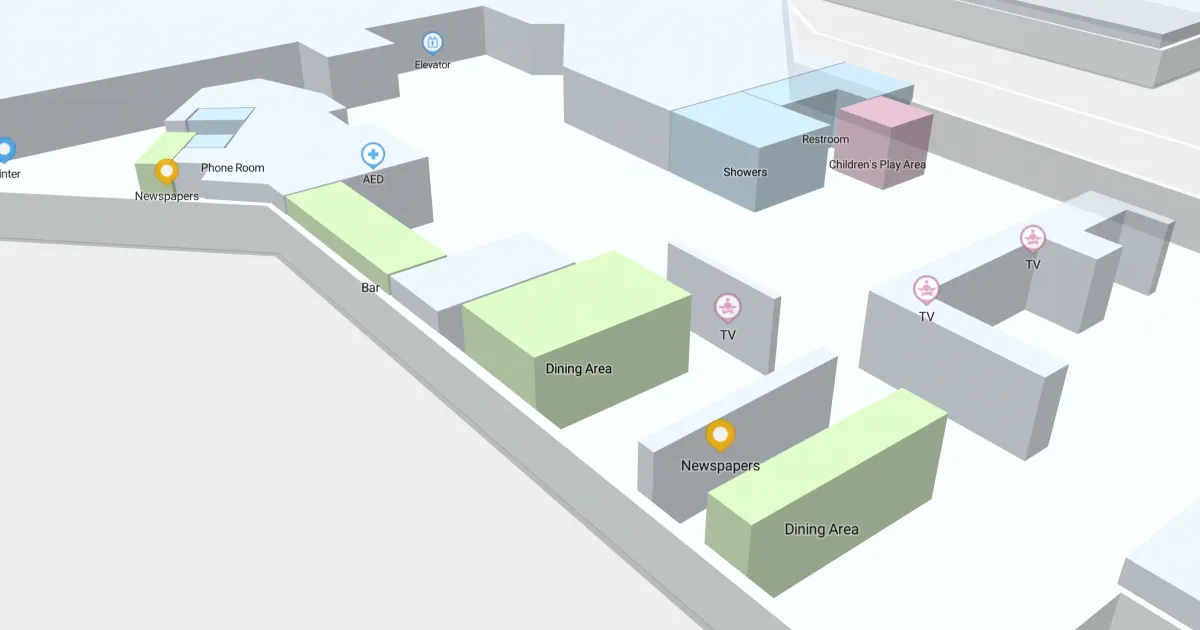 JFK Terminal 8 Level 4 Interactive map