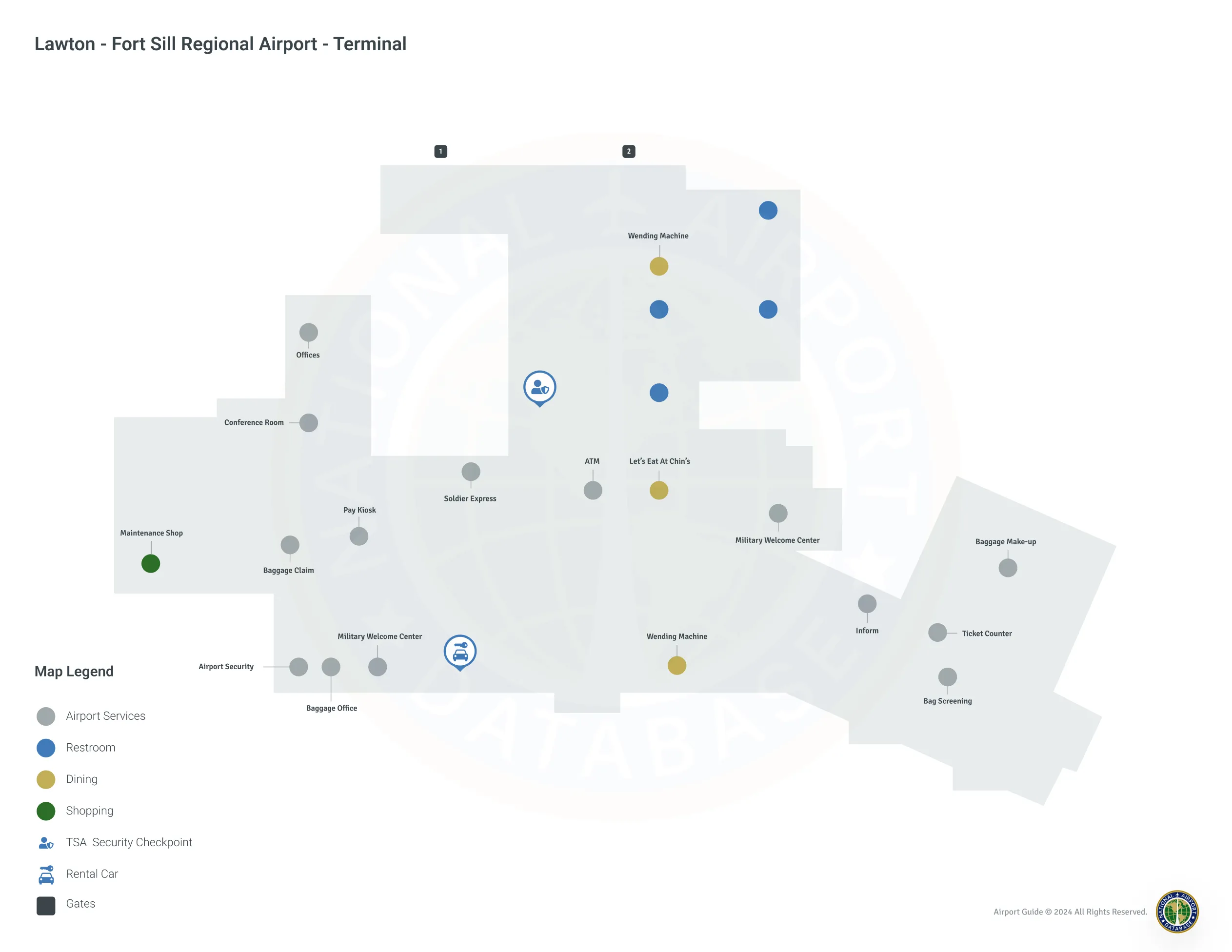LAW Terminal / Level 1 Map