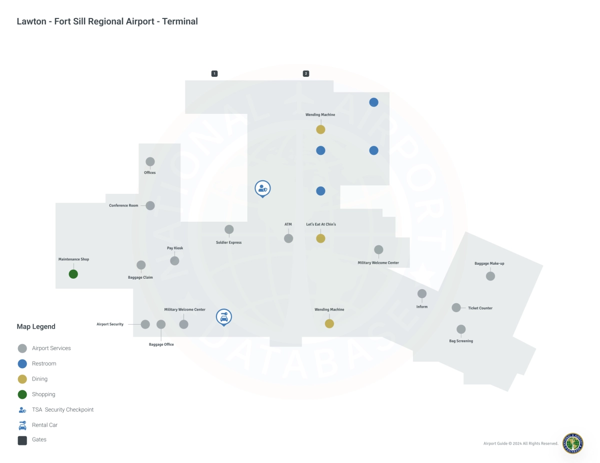 LAW Terminal Level 1 map