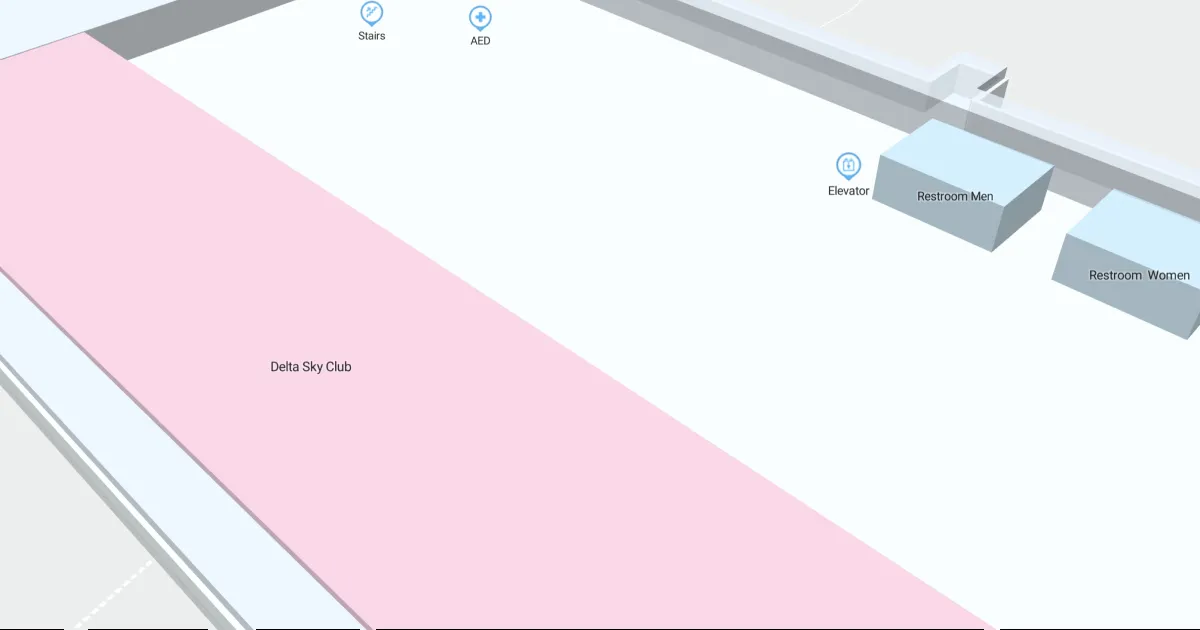 LAX Terminal 2 Level 4 Interactive map