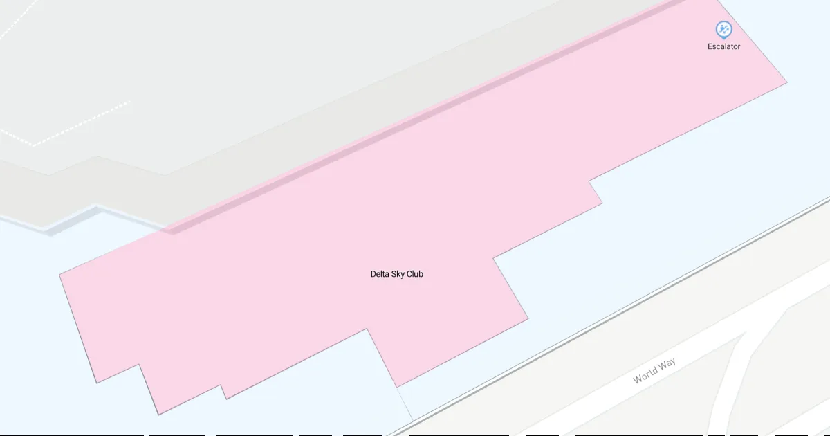 LAX Terminal 3 Level 4 Interactive map