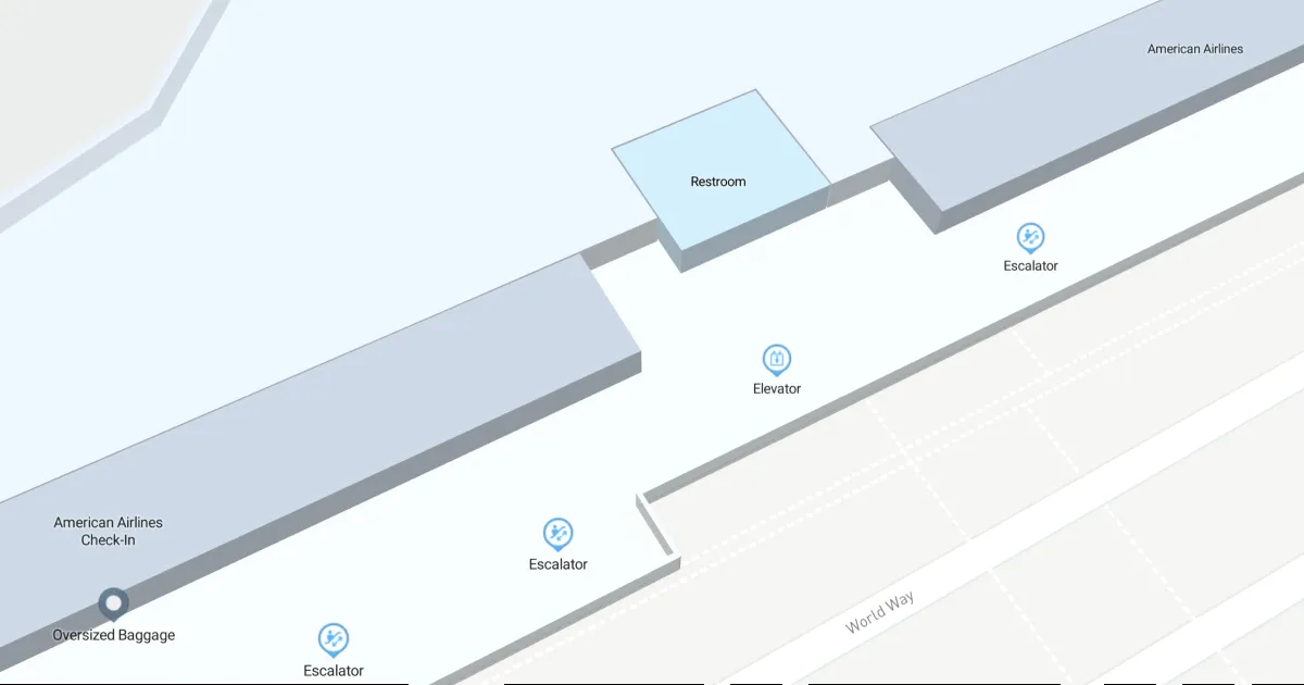 LAX Terminal 4 Level 2 Interactive map