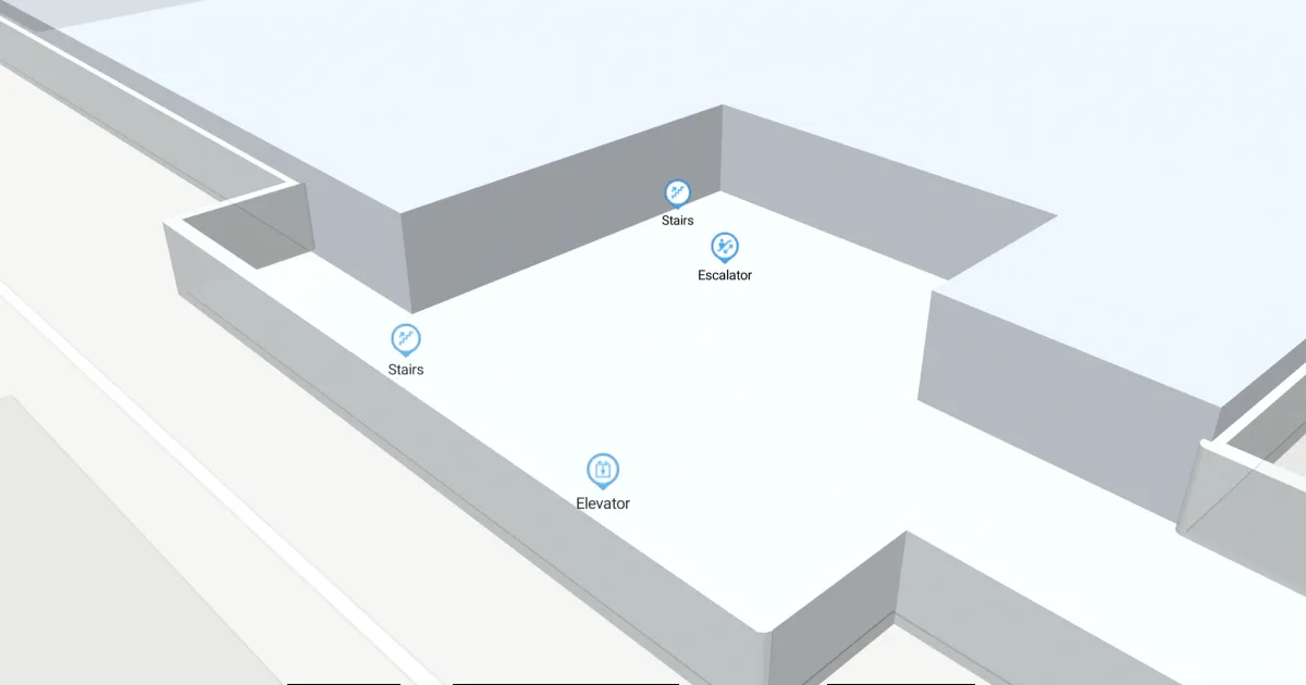 LAX Terminal 8 Level 1 Interactive map