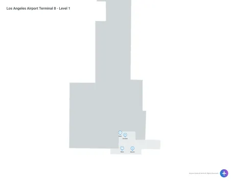 LAX Airport Terminal 8 Map