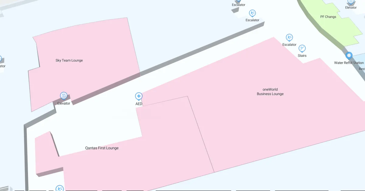 Los Angeles International Airport Terminal B Map