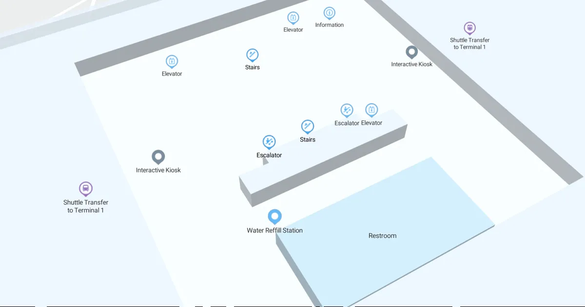Los Angeles International Airport International Map