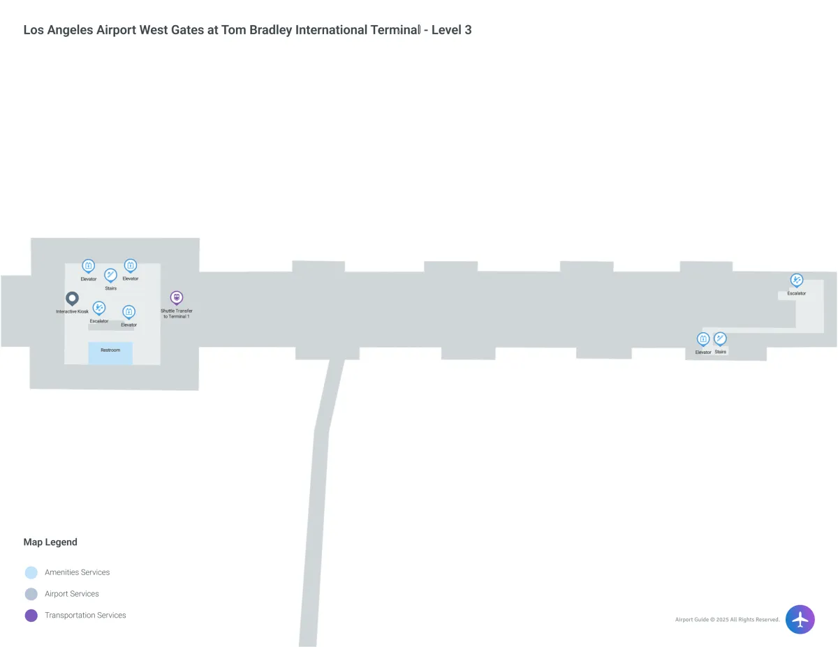 LAX International / Level 3 Map