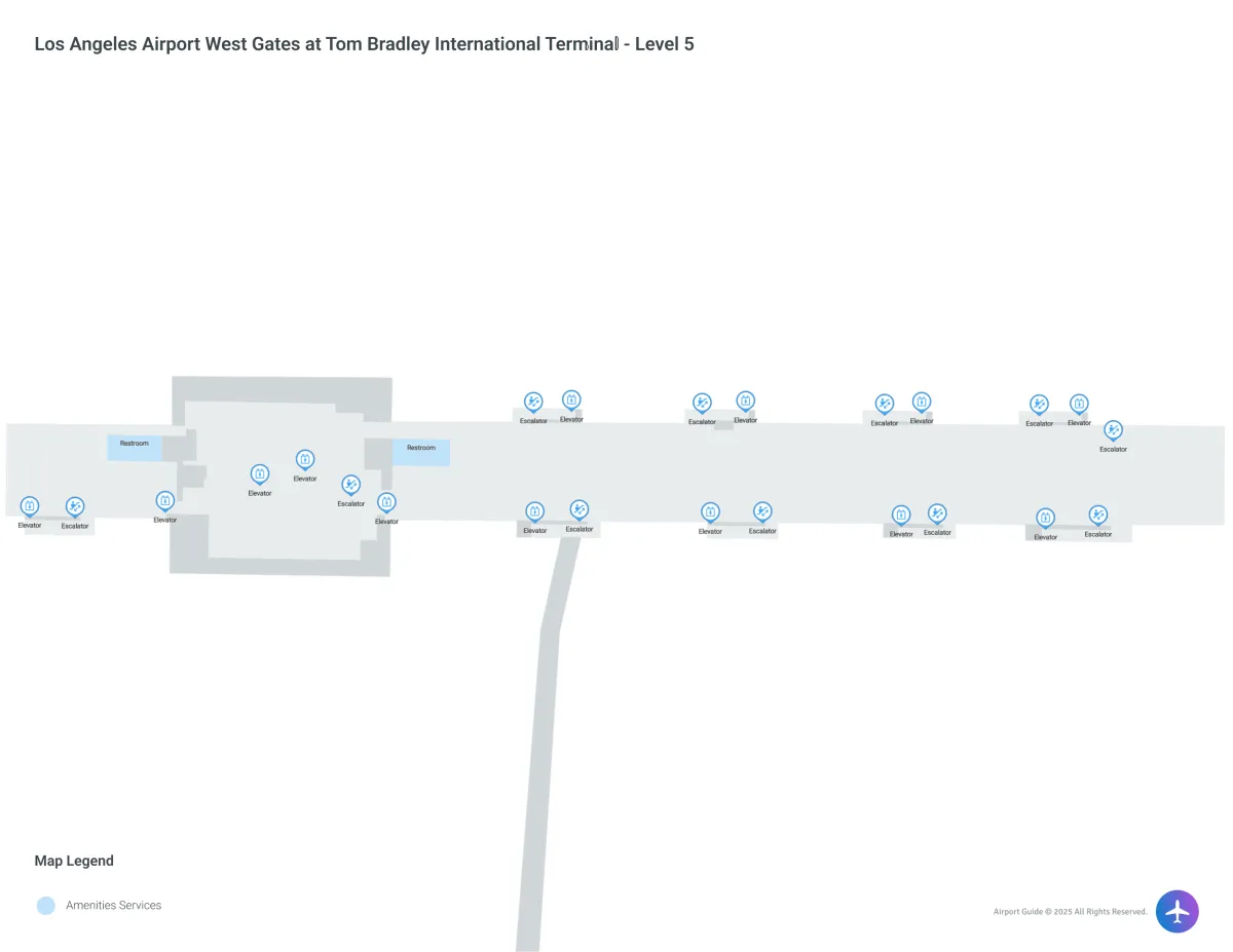 LAX International / Level 5 Map