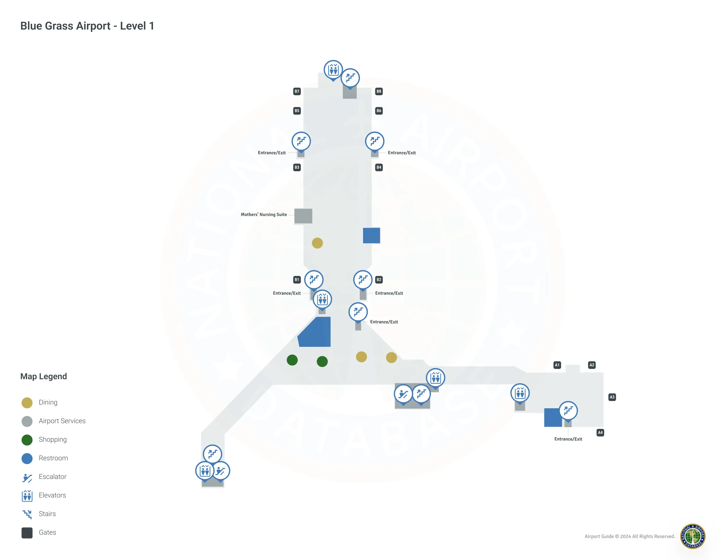 LEX Terminal / Level 1 Map