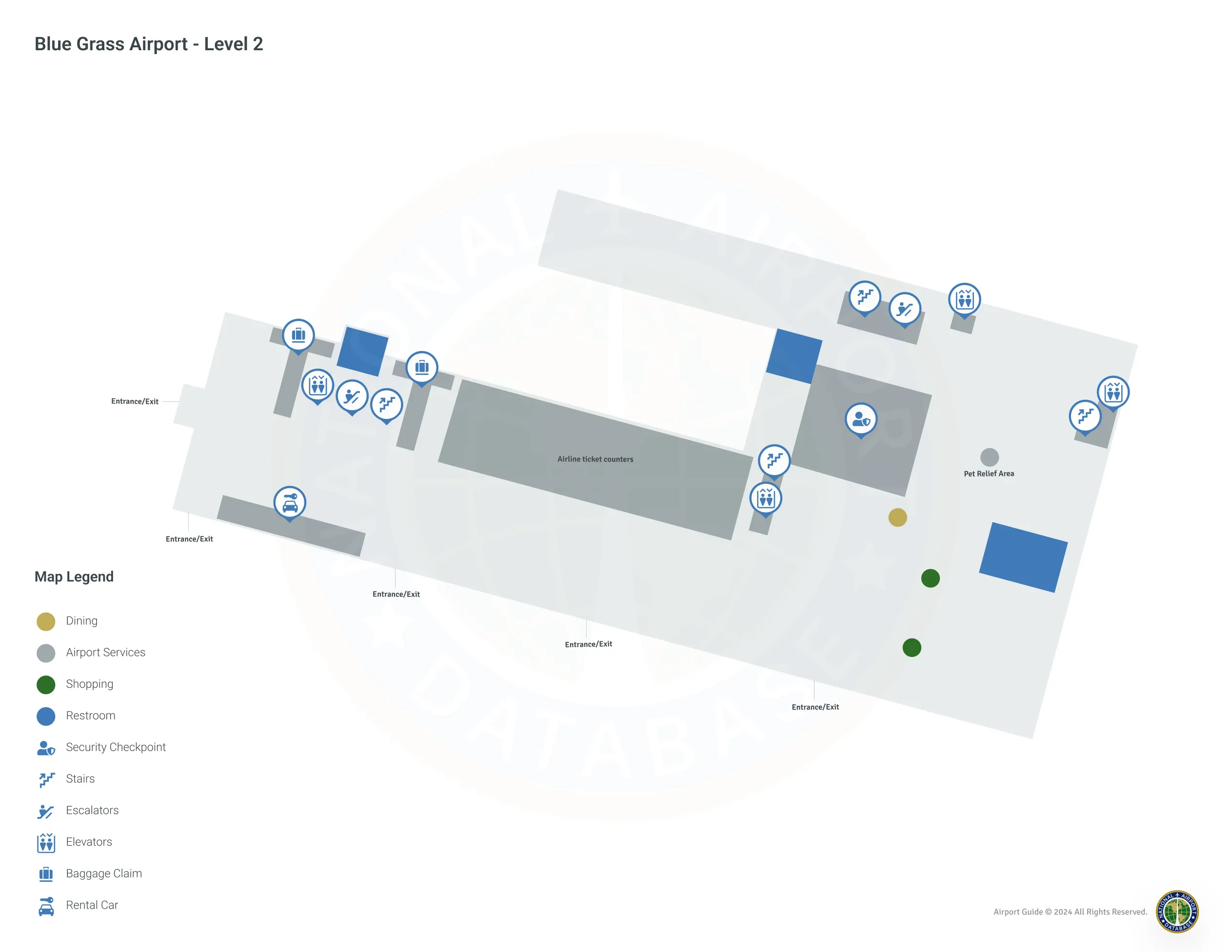 LEX Terminal / Level 2 Map