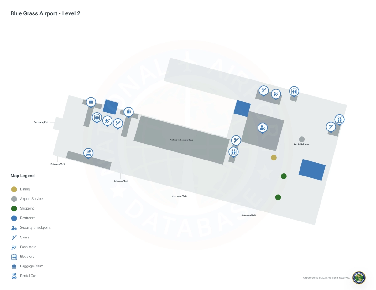 LEX Terminal / Level 2 Map
