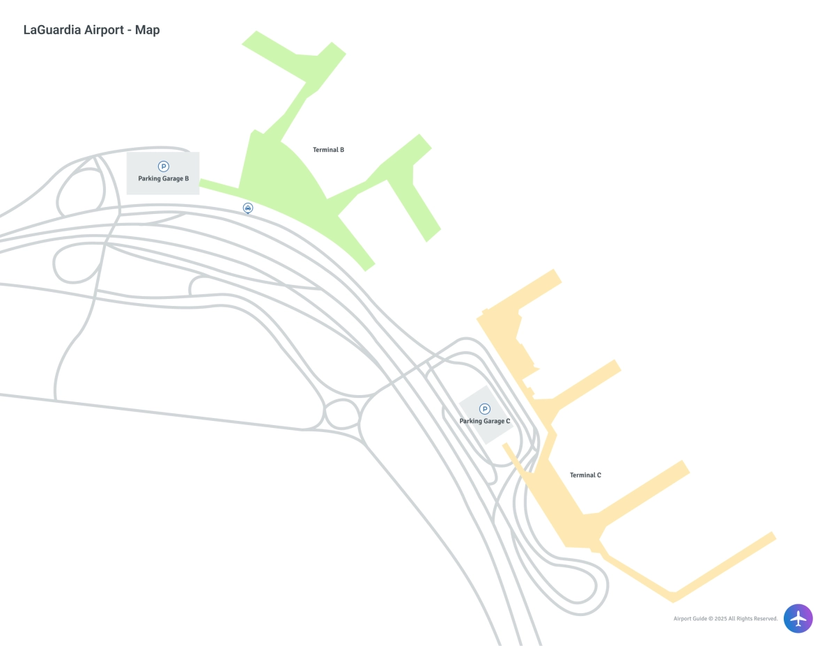 LaGuardia Airport (LGA) Map