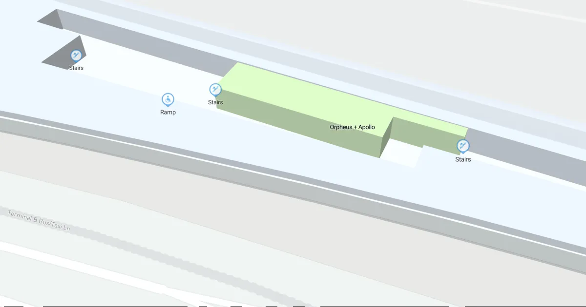 LGA Terminal B Level 3A Interactive map