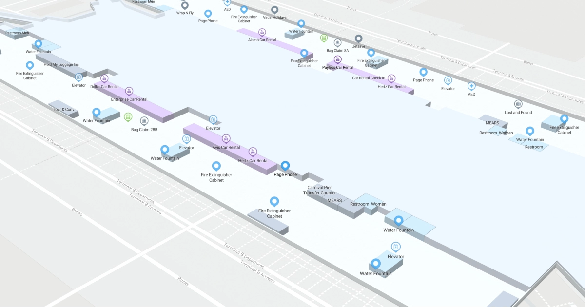 Orlando International Airport Terminal A Map
