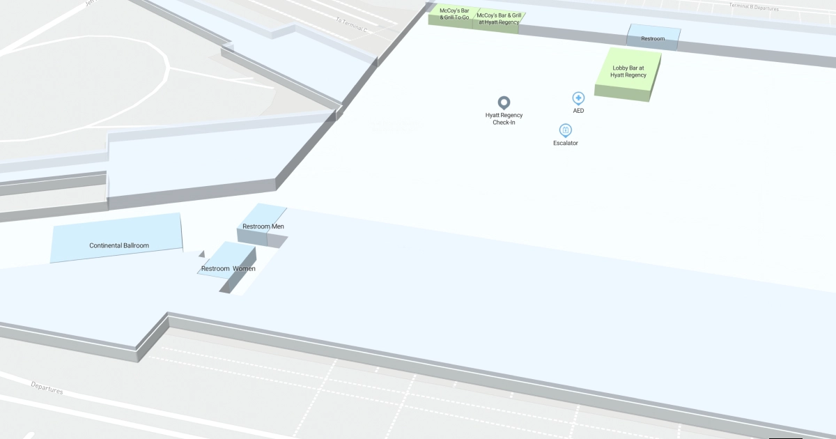 Orlando International Airport Terminal B Map