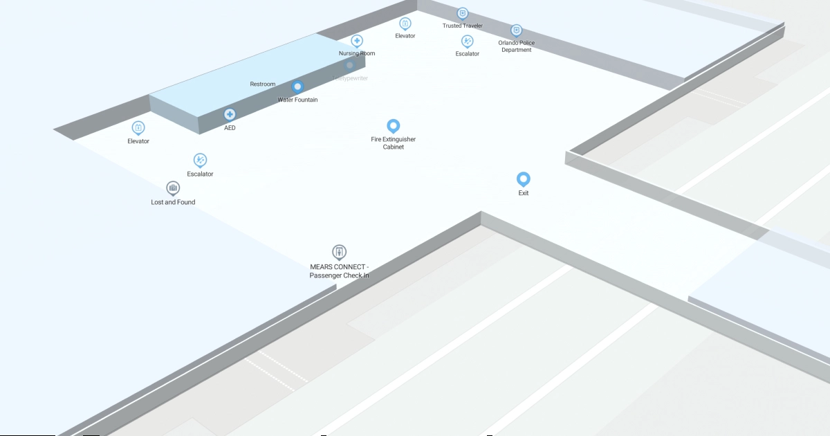 Orlando International Airport Terminal C Map
