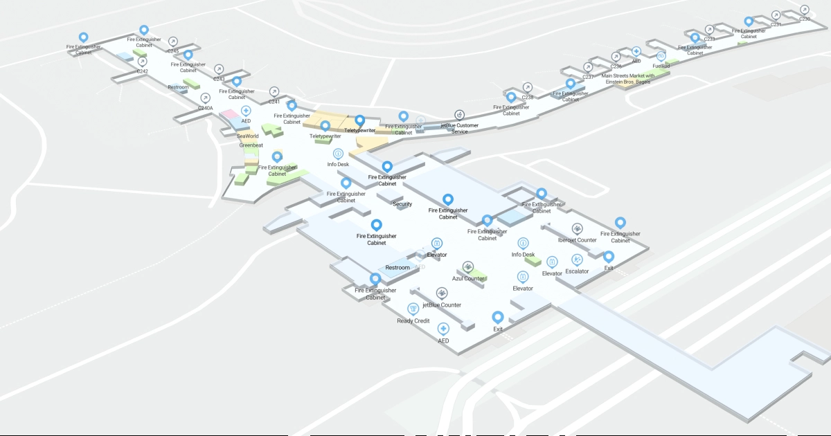 Orlando International Airport Terminal C Map